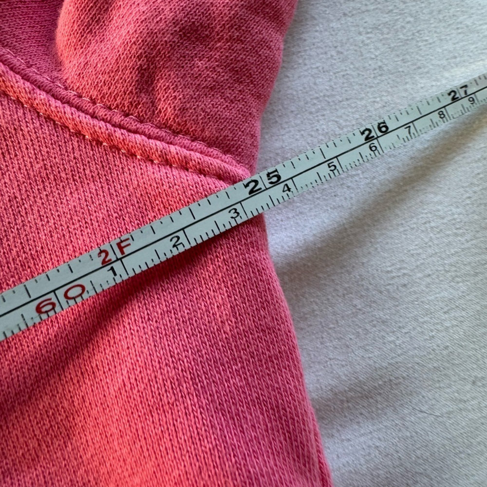 Drew House Smiley Face Oversized  Pink Heavy Weight Cotton Sweatshirt Sz L - Picture 5 of 5